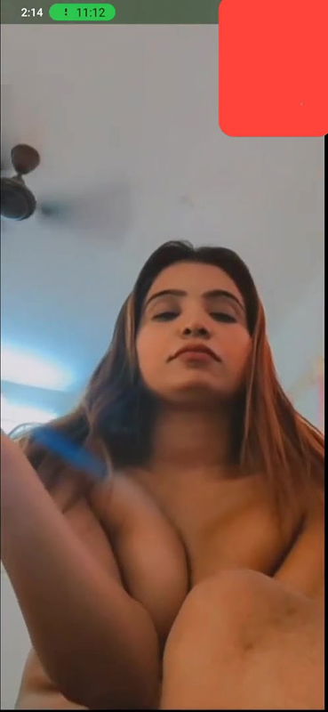 Horny cute expression babe little shy to showing on video call