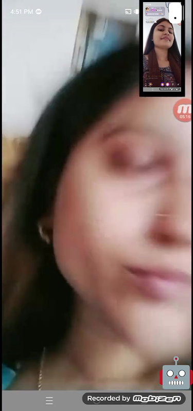 Sexy wife showing her big tits on video call