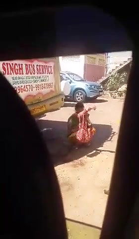 Mature Aunty Pissing Behind The Bus Secretly Recorded