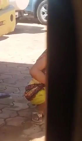 Mature Aunty Pissing Behind The Bus Secretly Recorded