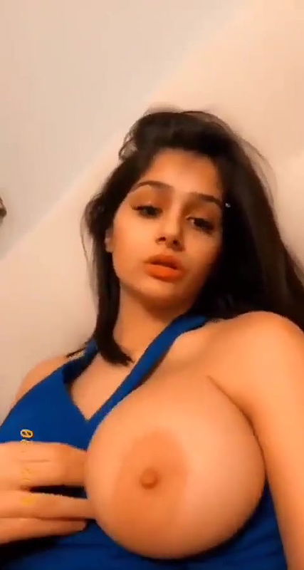 Cute paki girl showing single side