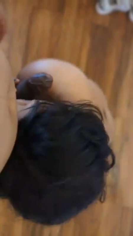 Cute girl playing with her boyfriend dick