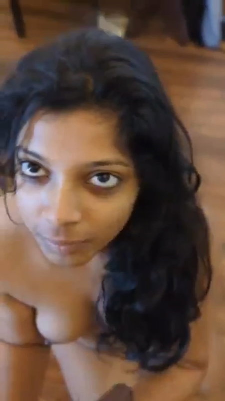 Cute girl playing with her boyfriend dick