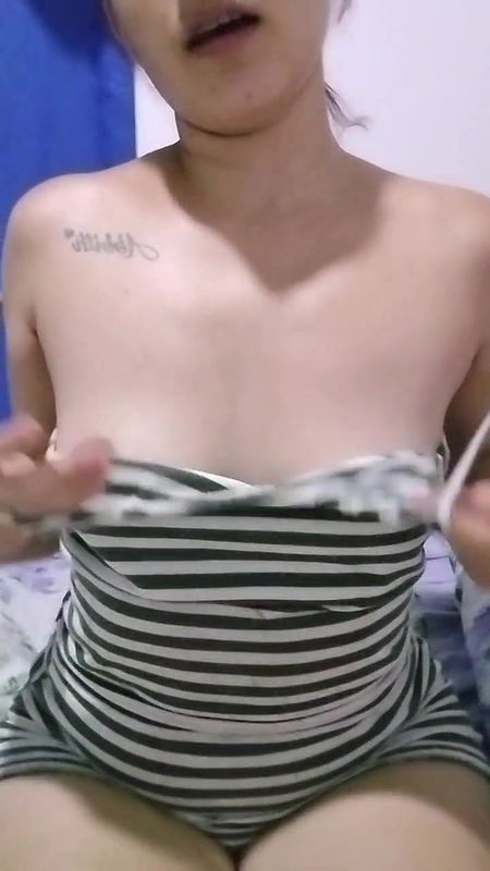 Horny Girl Squeezing Boob And Fingering Pussy