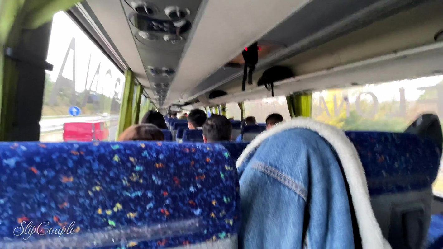 handjob in a bus and whipped of cum on seat risky 1080