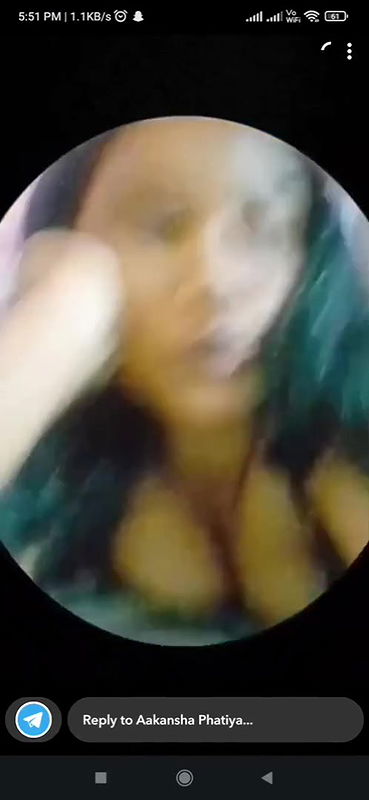 Horny cute babe tease with her big boobs pressing