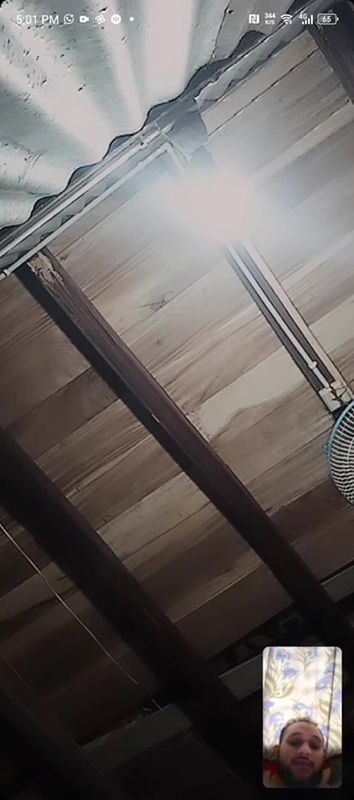 Village desi babe showing her boobs on video call with little shy