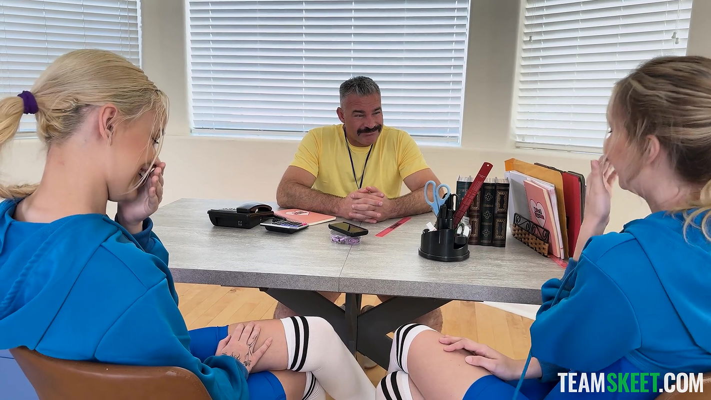 Brat Tamer with Sophia Sterling & Khloe Kingsley in Eating Their Pussies DidnΓÇÖt Tame Them, But Stuffing Them Might