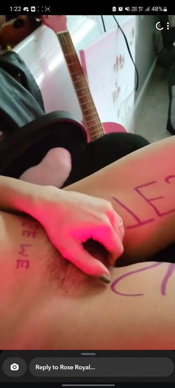 Horny girlfriend tease with her pokie nipple and pussy