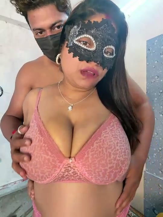 Indian couple teasing