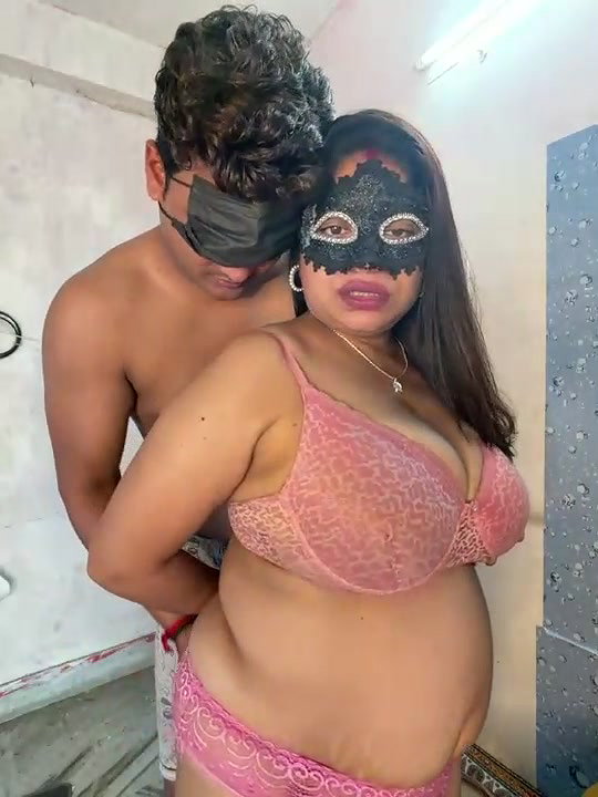 Indian couple teasing