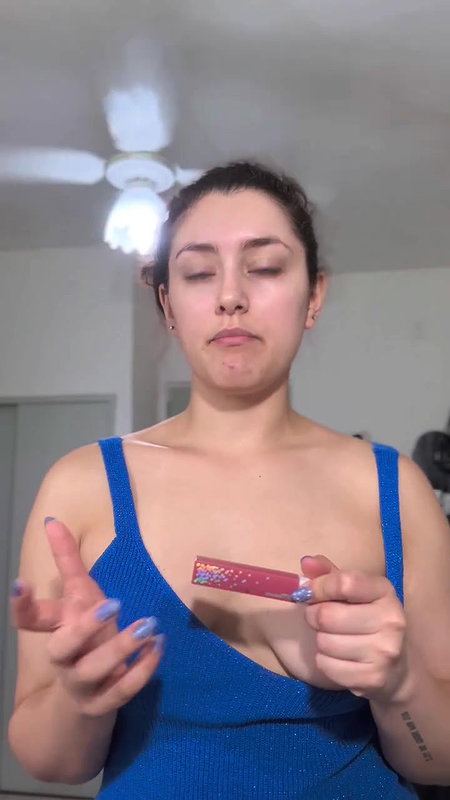 videshi girl open breast show in blue dress