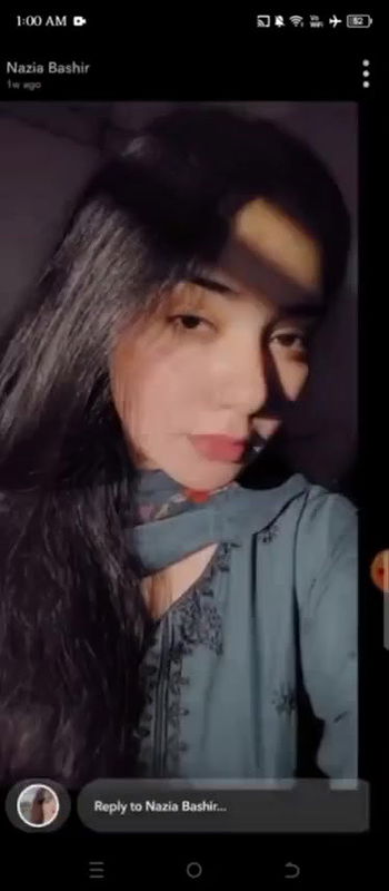 Cute bengali babe nazia snapchat boobs show for her boyfriend