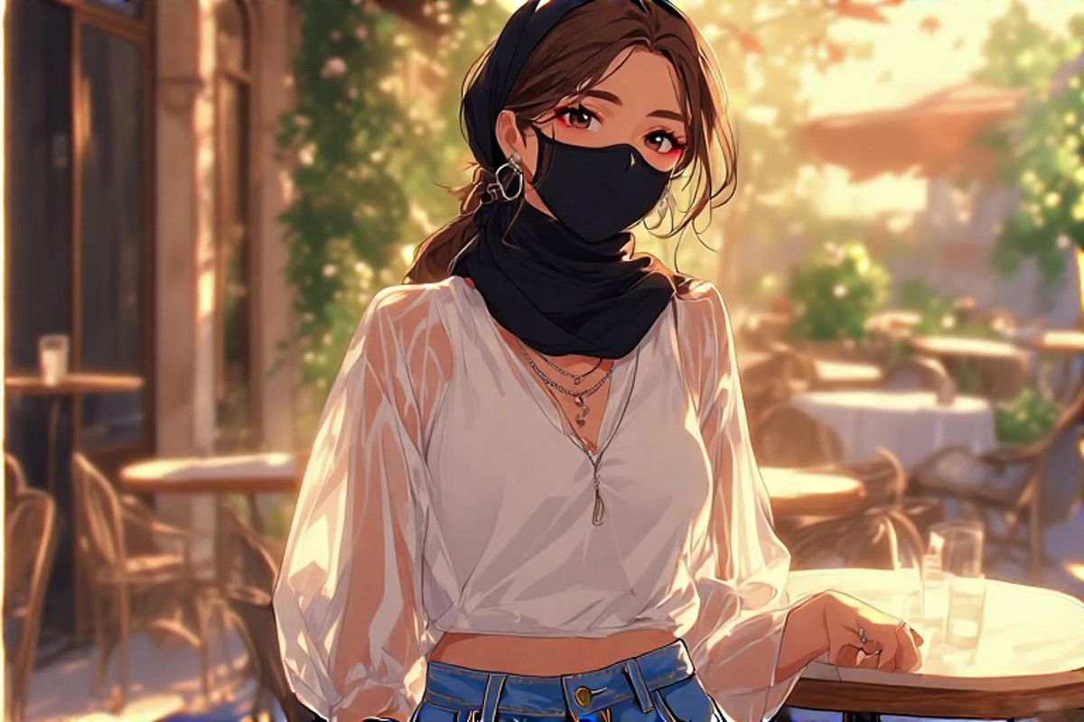 Alia sucked her cock in the bathroom