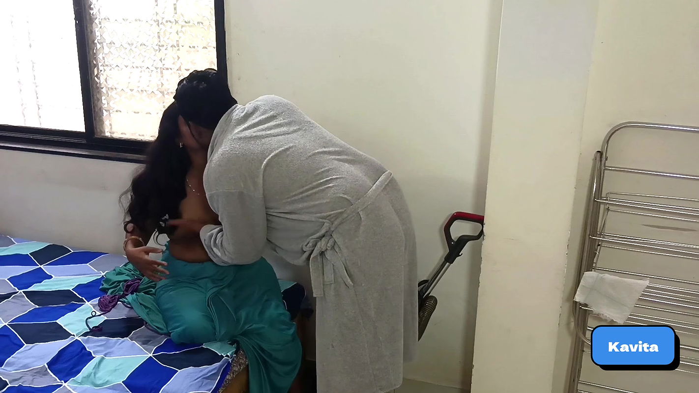 Desi Indian Kavita Fuck in Silk Saree with Hairy Pussy , Blowjob and close Fuck