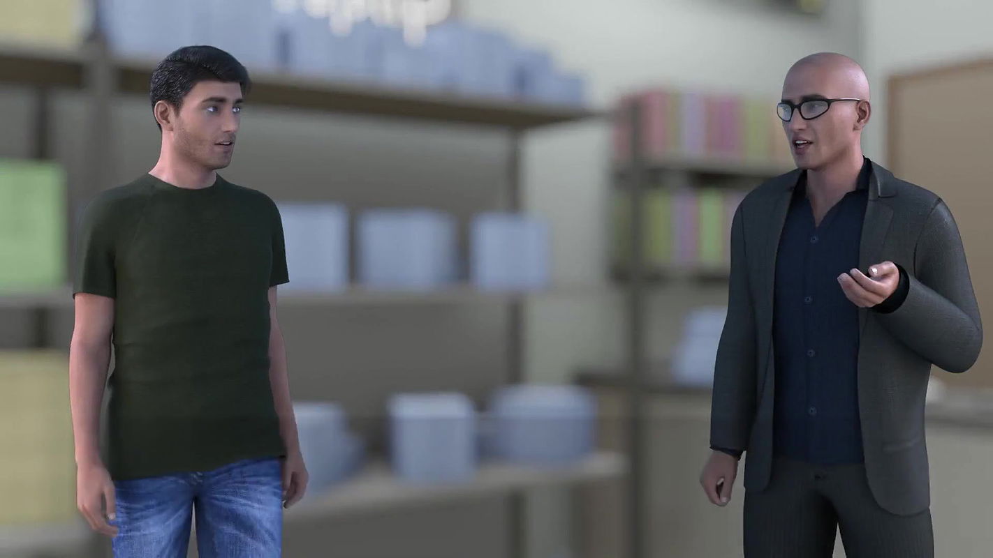 A Ghostly Desire Ep 2 Marc Helped Rebecca Repair the Garage Door