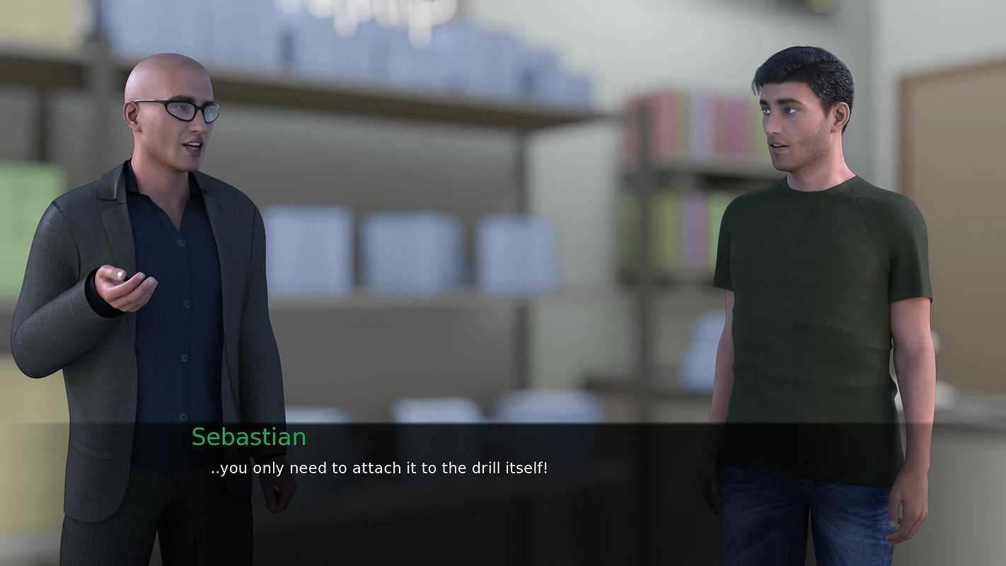 A Ghostly Desire Ep 2 Marc Helped Rebecca Repair the Garage Door