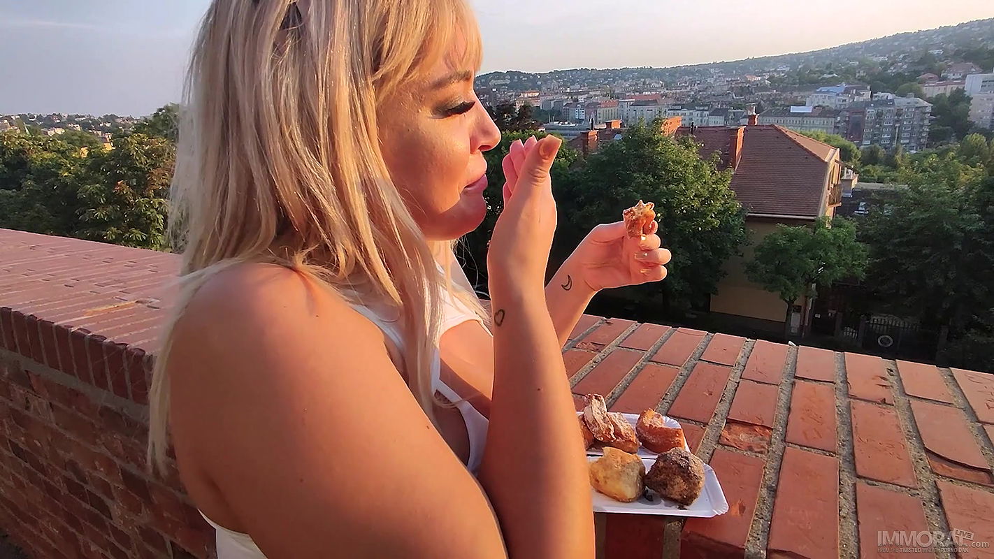 Immoral Live with Lana Wolf in Huge Natural Tits Blonde Lana Wolf Follows The Rainbow To Threesome