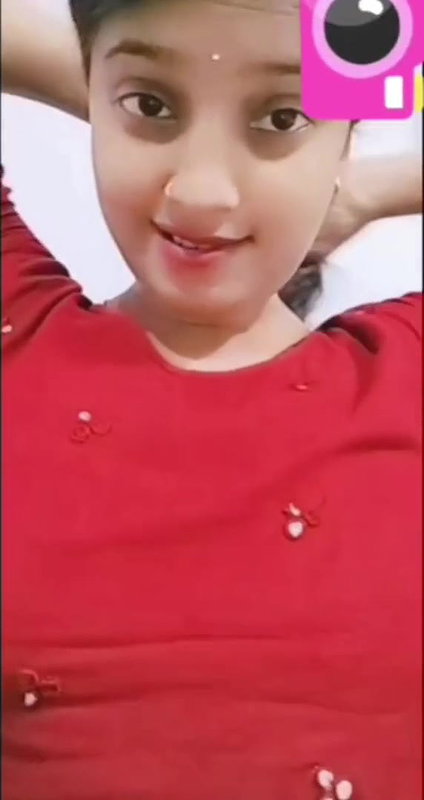 Cute horny teen babe shy to showing her big tits on call