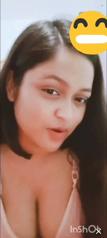 Hot sexy babe shy to showing her big tits