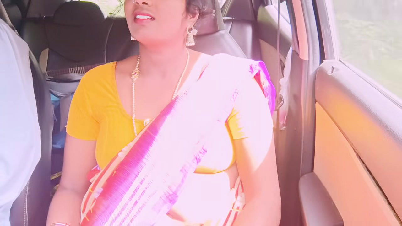 Indian maid car sex Telugu dirty talks.
