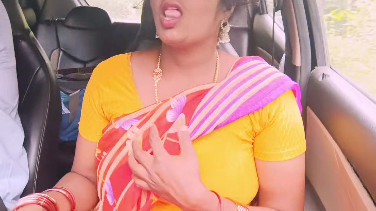 Indian maid car sex Telugu dirty talks.
