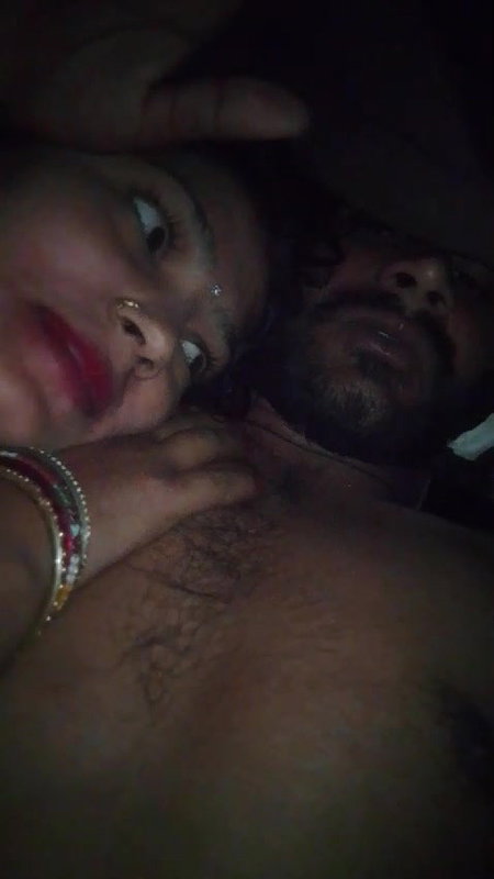 Big boobs bhabhi foreplay with devar before night sex