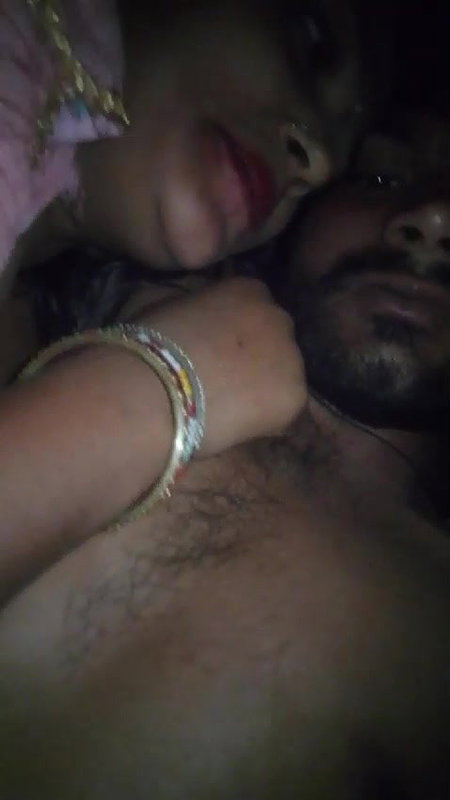 Big boobs bhabhi foreplay with devar before night sex