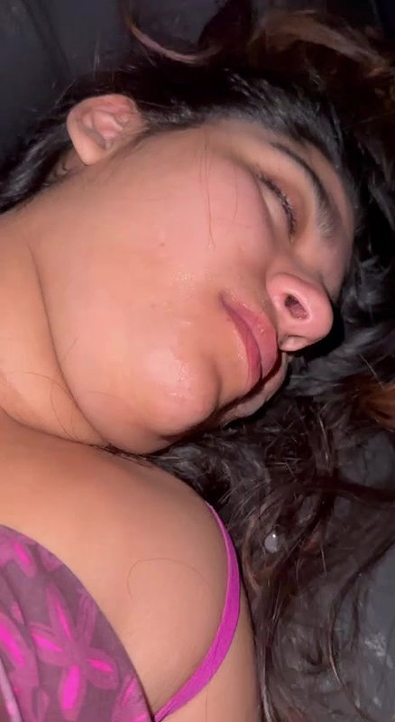 Sleeping girlfriend boob press by horny boyfriend