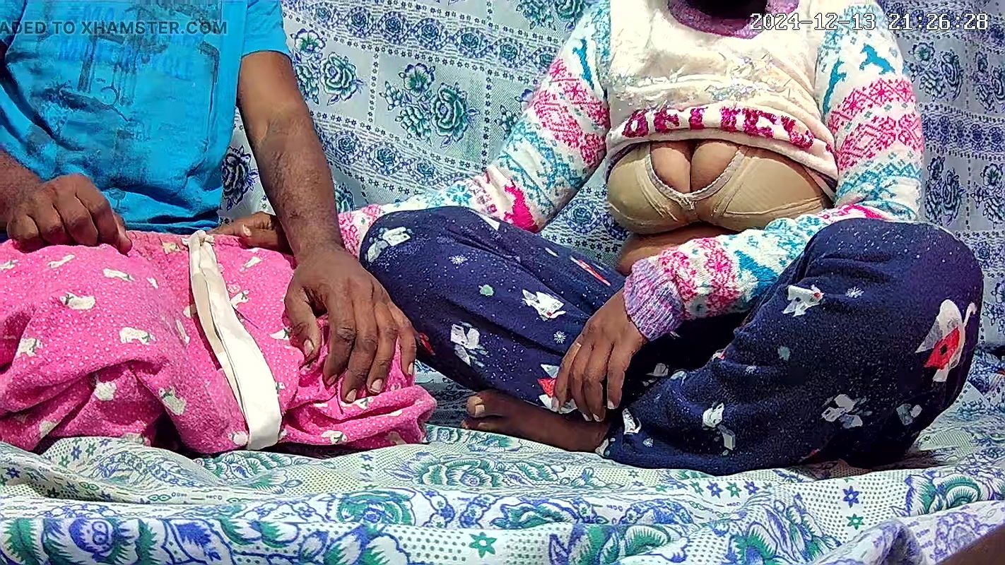 Big tits girl and boy sex in the jungle