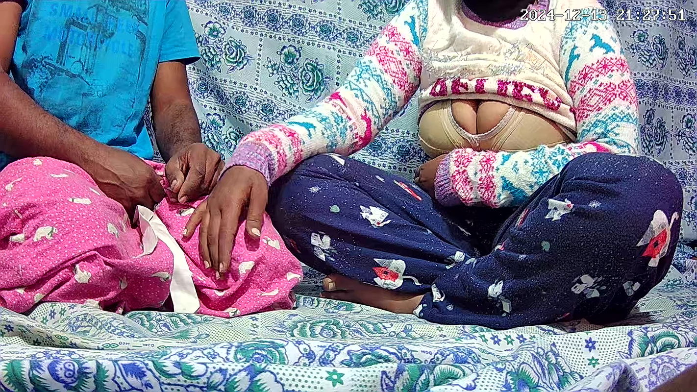 Big tits girl and boy sex in the jungle