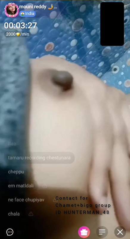 mouni reddy chamet