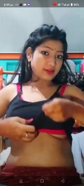 Beautiful Sexy Girlfriend Undressing And Showing Nude