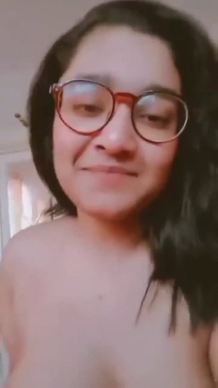 Cute girlfriend showing her boobs and pussy