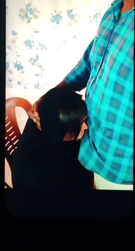 Student suck her tution teacher dick Giving blowjob