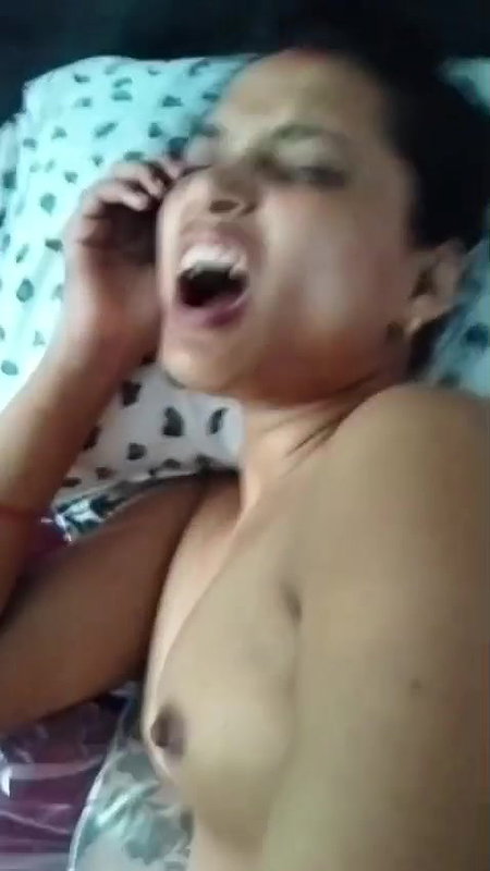 Slim Hindi bhabhi boob press by husband brother