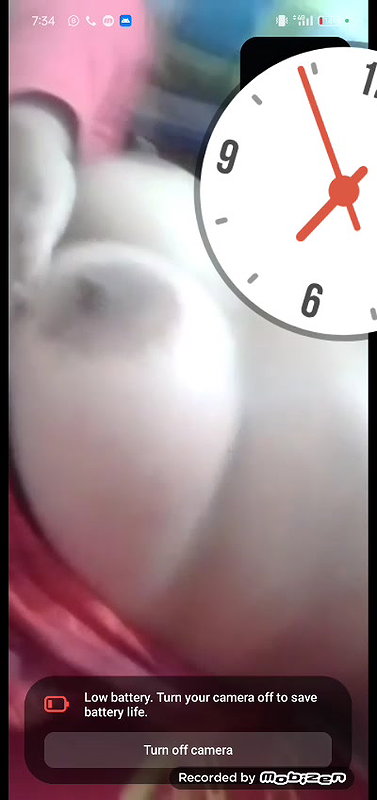 Mast boobs and pussy showing wife on video call