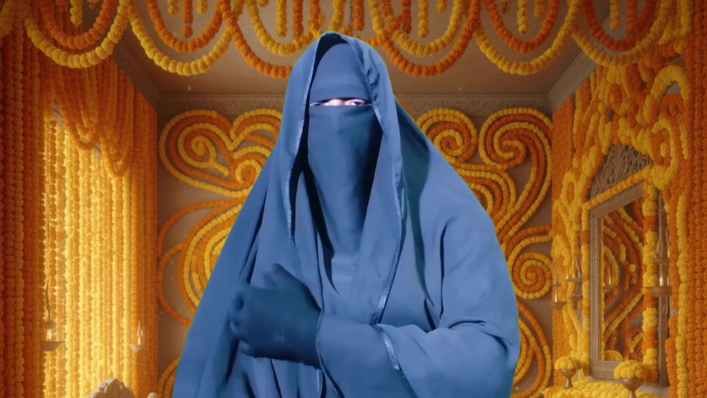 Hijabi woman fucking hard by her step brother