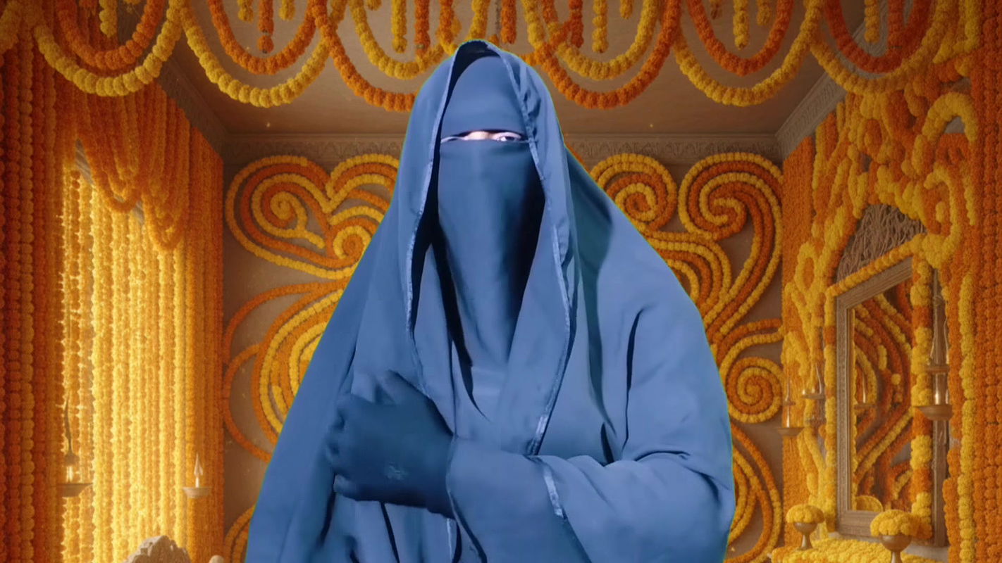 Hijabi woman fucking hard by her step brother