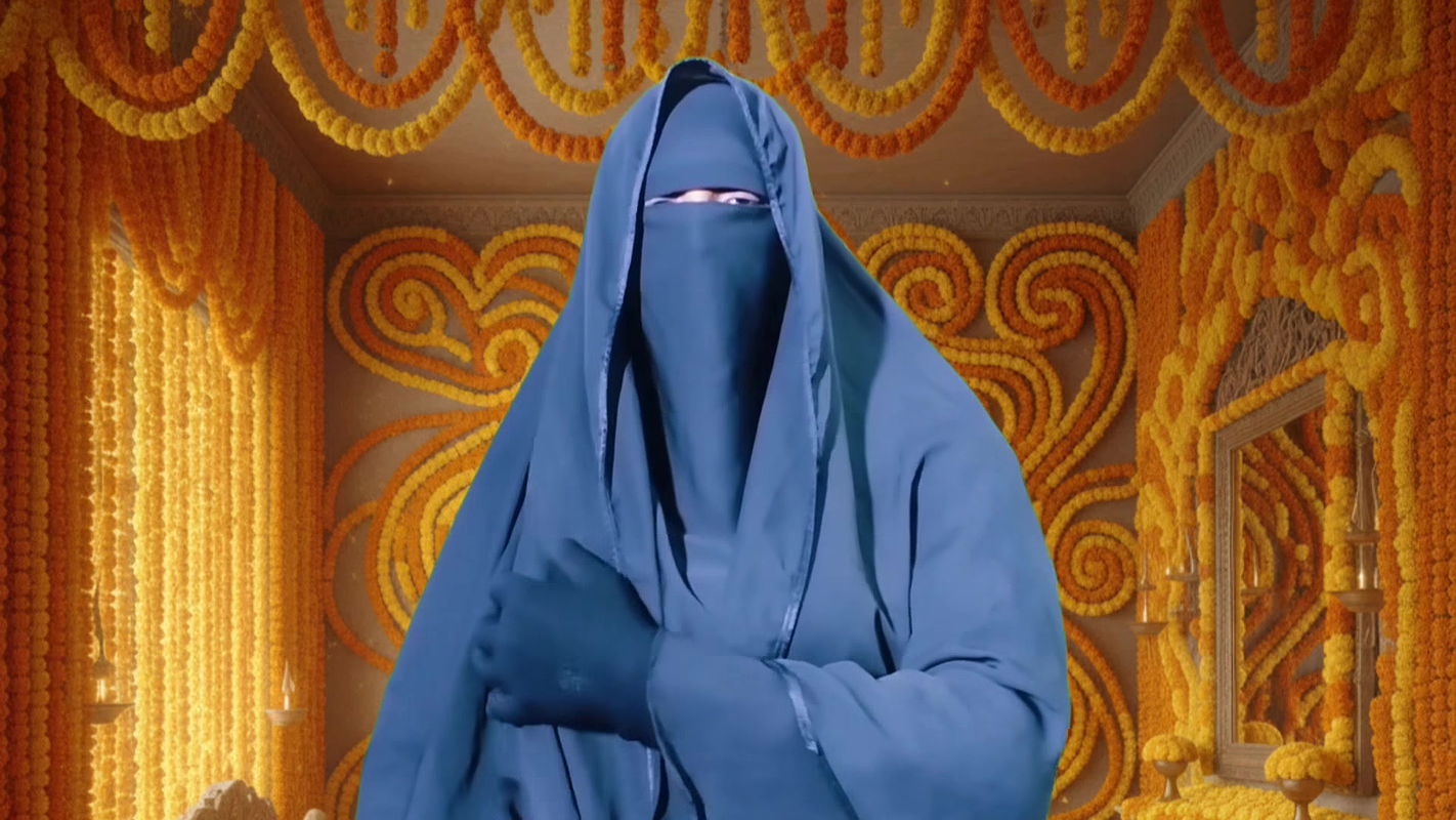 Hijabi woman fucking hard by her step brother