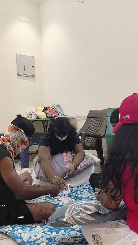 Cards Game Turns Into Foursome