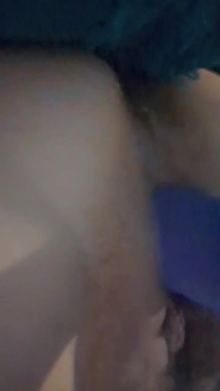 Hot babe inserting dildo