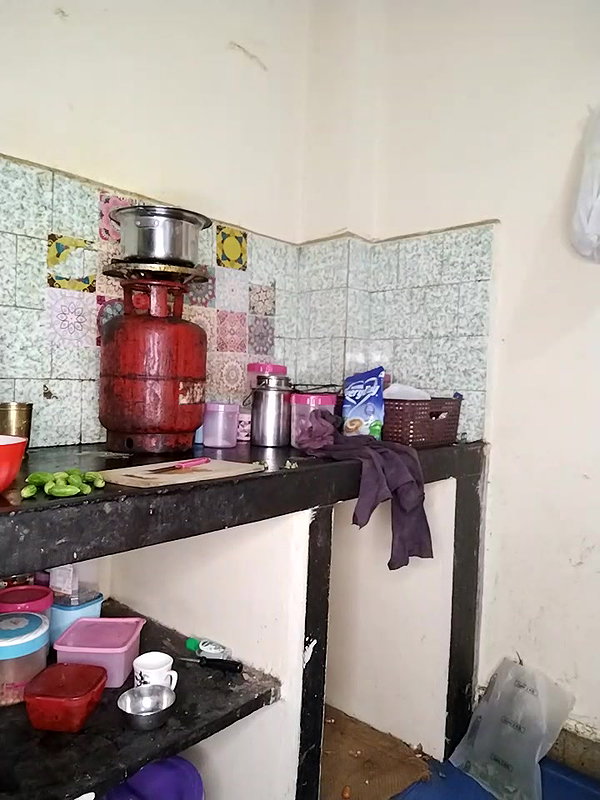 Indian model Jenny lucifer nude in kitchen