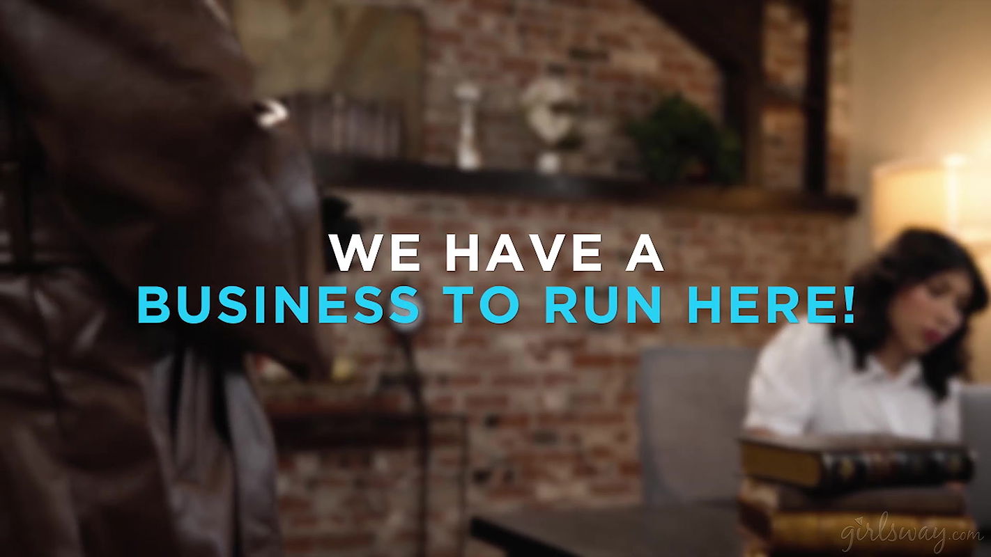 Girls Way with Penelope Woods & Giselle Amore in We Have A BUSINESS To Run Here!
