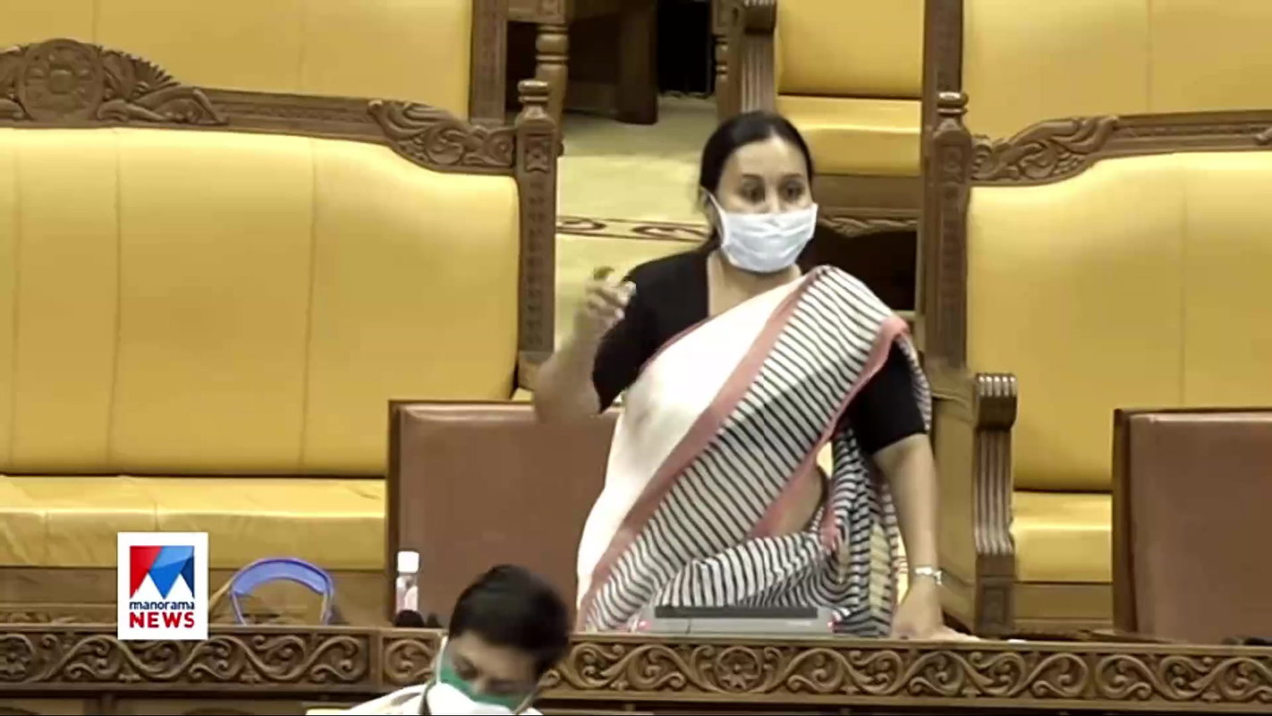 Veena Geroge Sexy Slight Navel Slip and Tummy in Saree