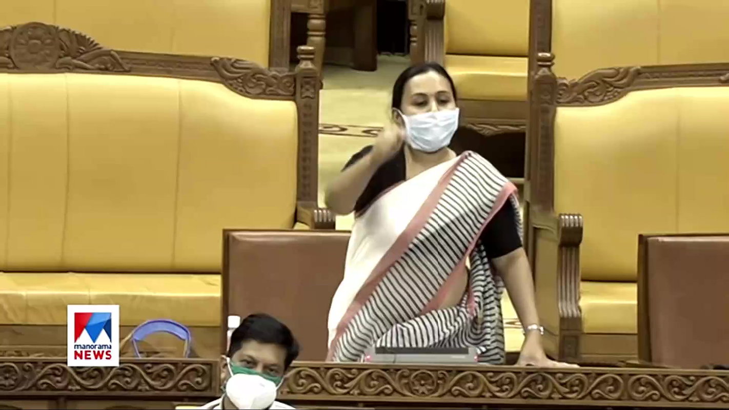 Veena Geroge Sexy Slight Navel Slip and Tummy in Saree