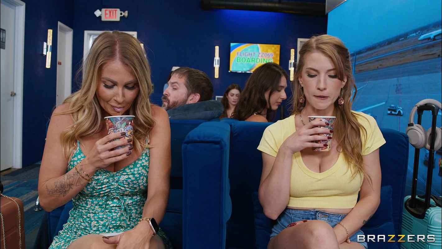 Brazzers Exxtra with Liv Revamped & Andi Avalon in Airport Lounge Lizards Get Lucky_ Part 2