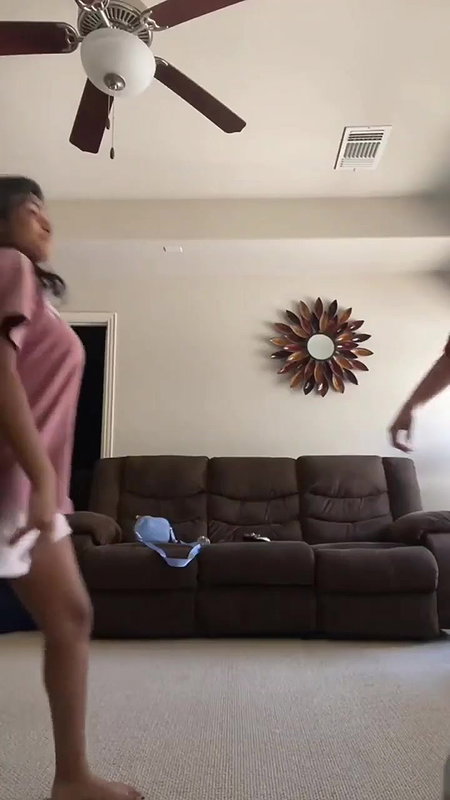 Desi girls big jiggling boobs in tshirt ans pants