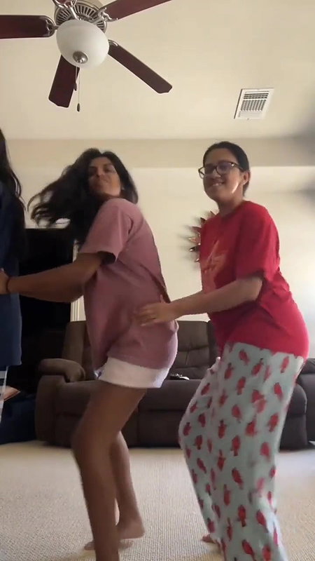 Desi girls big jiggling boobs in tshirt ans pants