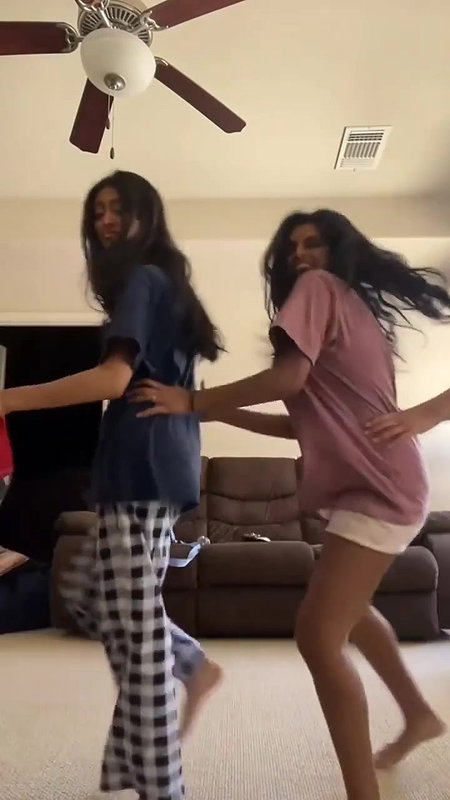 Desi girls big jiggling boobs in tshirt ans pants